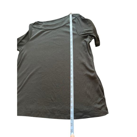 J. Jill Plus Black Basic Perfect Pima Cotton Crewneck 3/4 Sleeve Top Size 1X - Picture 10 of 10